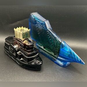 Vintage Avon Boat Cologne Bottles